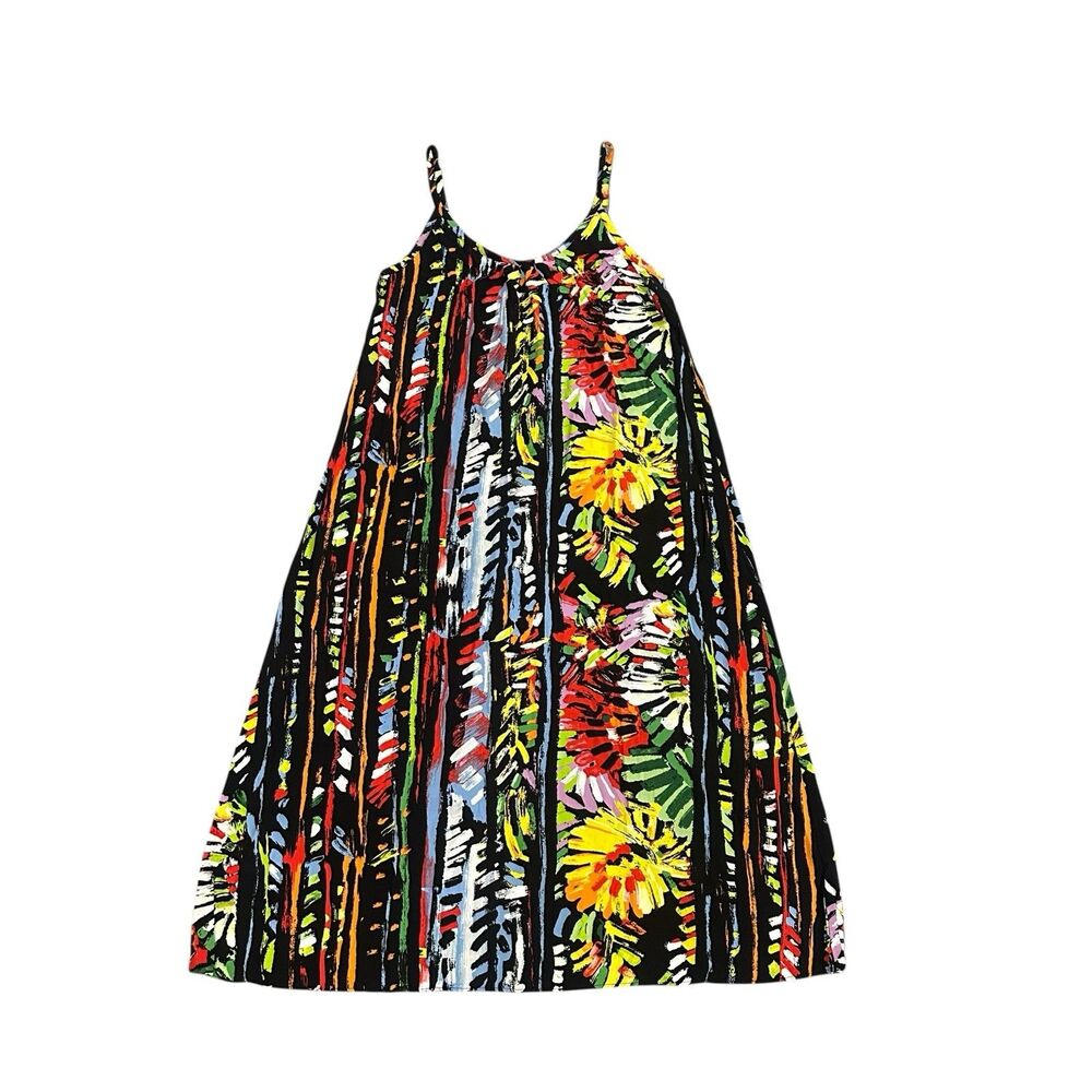 Vintage Jams World Joy Hawaiian Dress Tropical Sundress Women’s S Floral Beach